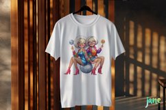 Funny Old Ladies Sublimation Clipart Product Image 2