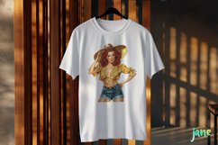 Funny Pin-up Girl Sublimation Clipart Product Image 3