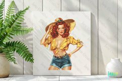 Funny Pin-up Girl Sublimation Clipart Product Image 2