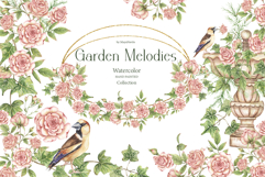 Watercolor Garden Melodies Collection Bundle Product Image 1