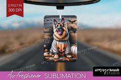 German Shepherd Dog Air Freshener PNG Halloween PNG Product Image 1