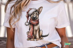 Whimsical Christmas Dogs Clipart Product Image 5