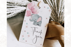 Elephant Baby Girl Bundle Clipart Product Image 4