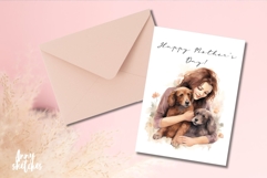 Mother&#039;s Day Card PNG - Dog Mom PNG Pet owner Gift Product Image 3