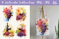 Wine Glasses and Wine Bottle PNG Sublimation. Wine Clipart Product Image 1