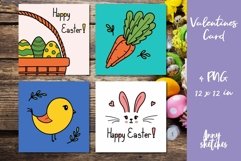 Easter Card PNG 4 Easter spring Printable PNG Product Image 1