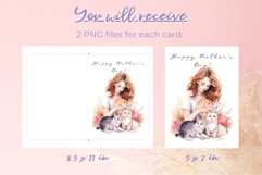 Mother&#039;s Day Card PNG - Dog Mom PNG Pet owner Gift Product Image 2