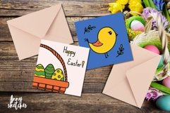 Easter Card PNG 4 Easter spring Printable PNG Product Image 3