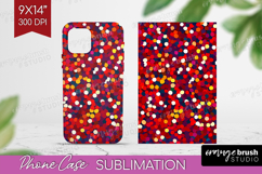 Glitter Texture Phone Case PNG - Sparkle Glitter Case PNG Product Image 1