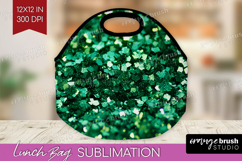 Glitter Texture Lunch Bag - Sparkle Glitter Lunch Bug PNG Product Image 1