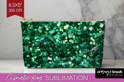 Glitter Texture Cosmetic Bag - Sparkle Glitter Makeup Bag Product Image 1