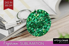 Glitter Texture Keychain PNG - Sparkle Glitter Keychain Product Image 1