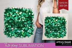 Glitter Texture Tote Bag - Sparkle Glitter Tote Bag PNG Product Image 1