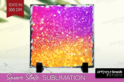 Glitter Texture Slate PNG - Sparkle Glitter Square Slate Product Image 1
