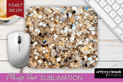 Glitter Texture Mouse Pad Sublimation - Sparkle Glitter PNG Product Image 1