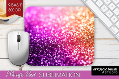 Glitter Texture Mouse Pad Sublimation - Sparkle Glitter PNG Product Image 1