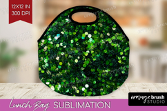 Glitter Texture Lunch Bag - Sparkle Glitter Lunch Bug PNG Product Image 1