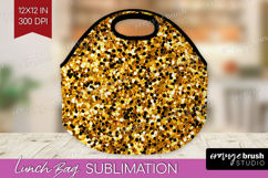 Glitter Texture Lunch Bag - Sparkle Glitter Lunch Bug PNG Product Image 1