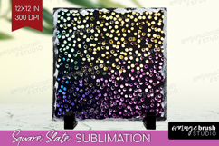 Glitter Texture Slate PNG - Sparkle Glitter Square Slate Product Image 1