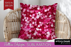 Glitter Texture Pillow Sublimation - Sparkle Glitter Pillow Product Image 1