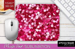 Glitter Texture Mouse Pad Sublimation - Sparkle Glitter PNG Product Image 1