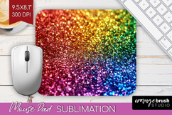 Glitter Texture Mouse Pad Sublimation - Sparkle Glitter PNG Product Image 1