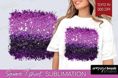 Glitter Texture Square Tshirt Background - Sparkle Glitter Product Image 1