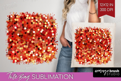 Glitter Texture Tote Bag - Sparkle Glitter Tote Bag PNG Product Image 1