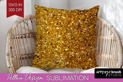 Glitter Texture Pillow Sublimation - Sparkle Glitter Pillow Product Image 1