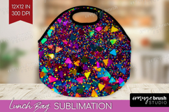 Glitter Texture Lunch Bag - Sparkle Glitter Lunch Bug PNG Product Image 1