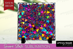 Glitter Texture Slate PNG - Sparkle Glitter Square Slate Product Image 1