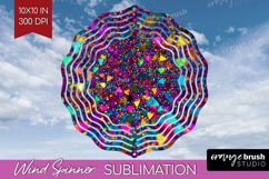 Glitter Texture Wind Spinner Sublimation PNG - Sparkle Round Product Image 1