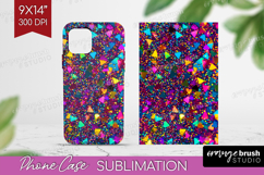 Glitter Texture Phone Case PNG - Sparkle Glitter Case PNG Product Image 1