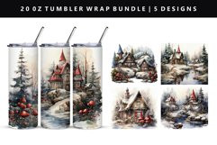 Gnome 20oz Tumbler Wrap | Sublimation PNG Bundle Product Image 3