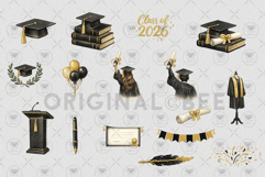 Graduation Announcement Clipart Product Image 3