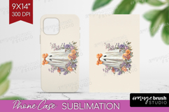 Cute Ghost Phone Case PNG - Spooky Halloween Case PNG Product Image 1