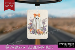 Cute Ghost Air Freshener PNG - Spooky Halloween PNG Product Image 1