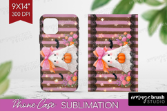 Cute Ghost Phone Case PNG - Spooky Halloween Case PNG Product Image 1
