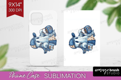 Cute Ghost Phone Case PNG - Spooky Halloween Case PNG Product Image 1