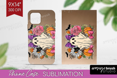 Cute Ghost Phone Case PNG - Spooky Halloween Case PNG Product Image 1