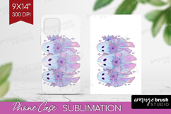 Cute Ghost Phone Case PNG - Spooky Halloween Case PNG Product Image 1