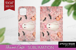 Cute Ghost Phone Case PNG - Spooky Halloween Case PNG Product Image 1