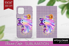 Cute Ghost Phone Case PNG - Spooky Halloween Case PNG Product Image 1