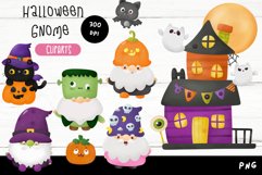 Halloween watercolor gnomes, Spooky season, Cute halloween Product Image 1
