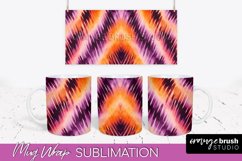 Halloween Tie Dye Coffee Mug Sublimation - Spooky Mug Wrap Product Image 1