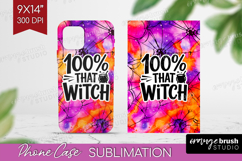 Sarcastic Halloween Quote Phone Case PNG - Tie Dye Case PNG Product Image 1