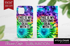 Sarcastic Halloween Quote Phone Case PNG - Tie Dye Case PNG Product Image 1