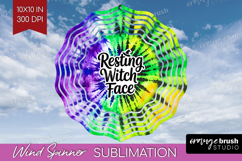Sarcastic Halloween Quote Wind Spinner Sublimation PNG - Tie Product Image 1