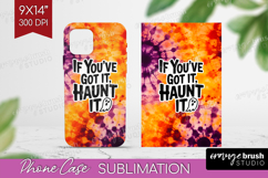 Sarcastic Halloween Quote Phone Case PNG - Tie Dye Case PNG Product Image 1