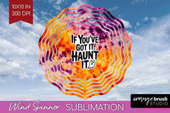 Sarcastic Halloween Quote Wind Spinner Sublimation PNG - Tie Product Image 1